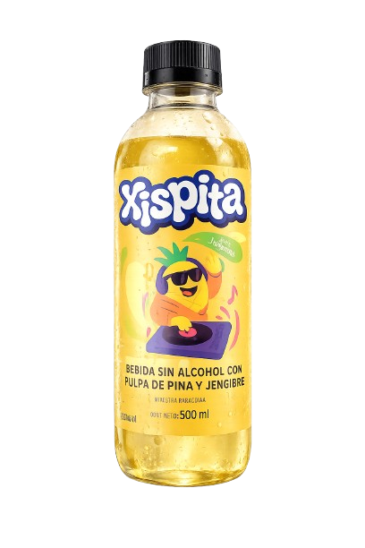 Xispita bebida de piña, jengibre y menta